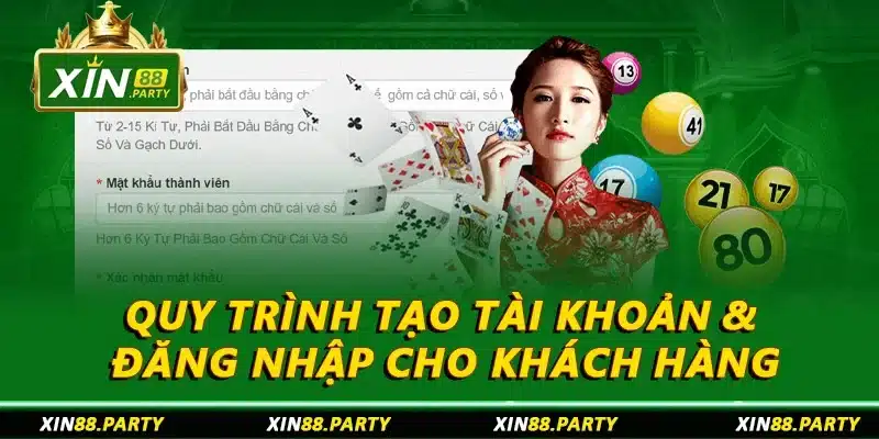 Quy trình tạo tài khoản & đăng nhập cho khách hàng